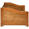 vidaXL Pull-out Sofa Bed Frame without Mattress Honey Brown 90x200 cm
