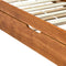 vidaXL Pull-out Sofa Bed Frame without Mattress Honey Brown 90x200 cm