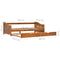 vidaXL Pull-out Sofa Bed Frame without Mattress Honey Brown 90x200 cm
