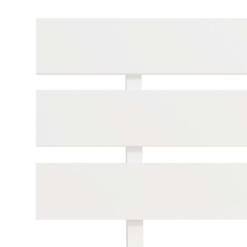 vidaXL Bed Frame without Mattress White Solid Pine Wood 100x200 cm