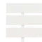 vidaXL Bed Frame without Mattress White Solid Pine Wood 100x200 cm