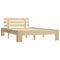 vidaXL Bed Frame without Mattress Solid Pine Wood 120x200 cm