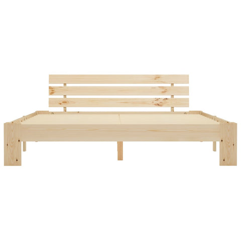 vidaXL Bed Frame without Mattress 160x200cm Solid Wood Pine