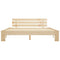 vidaXL Bed Frame without Mattress 160x200cm Solid Wood Pine