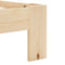 vidaXL Bed Frame without Mattress 160x200cm Solid Wood Pine