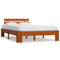 vidaXL Bed Frame without Mattress Honey Brown 120x200cm Solid Wood Pine