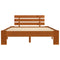 vidaXL Bed Frame without Mattress Honey Brown 120x200cm Solid Wood Pine