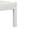 vidaXL Bed Frame without Mattress White Solid Pine Wood 120x200 cm