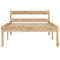 vidaXL Bed Frame without Mattress Solid Pine Wood 100x200 cm