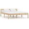 vidaXL Bed Frame without Mattress Solid Pine Wood 120x200 cm