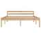 vidaXL Bed Frame without Mattress Solid Pine Wood 120x200 cm