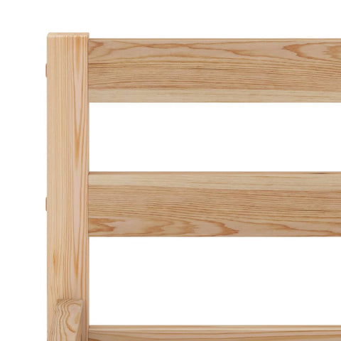 vidaXL Bed Frame without Mattress Solid Pine Wood 120x200 cm