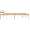 vidaXL Bed Frame without Mattress Solid Pine Wood 140x200 cm