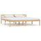 vidaXL Bed Frame without Mattress Solid Pine Wood 180x200 cm Super King