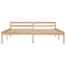 vidaXL Bed Frame without Mattress Solid Pine Wood 180x200 cm Super King