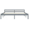 vidaXL Bed Frame without Mattress Grey Solid Pine Wood 180x200 cm Super King