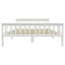 vidaXL Bed Frame without Mattress White Solid Pinewood 160x200 cm