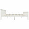 vidaXL Bed Frame without Mattress White Solid Pinewood 160x200 cm