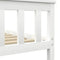 vidaXL Bed Frame without Mattress White Solid Pinewood 160x200 cm