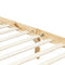 vidaXL Canopy Bed Frame without Mattress Solid Wood 90x200 cm