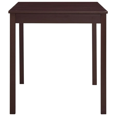 vidaXL Dining Table Dark Brown 140x70x73 cm Pinewood