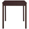 vidaXL Dining Table Dark Brown 140x70x73 cm Pinewood