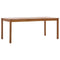 vidaXL Dining Table Honey Brown 180x90x73 cm Pinewood