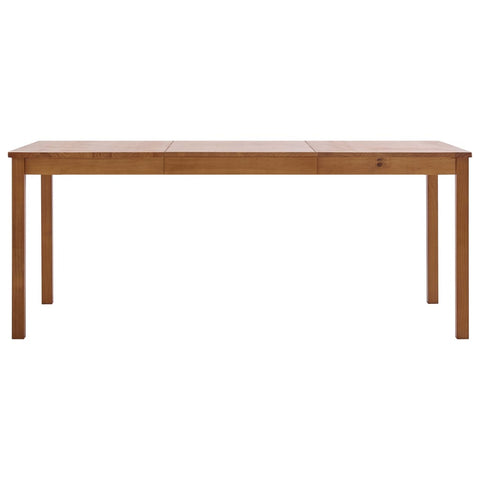 vidaXL Dining Table Honey Brown 180x90x73 cm Pinewood