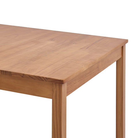 vidaXL Dining Table Honey Brown 180x90x73 cm Pinewood
