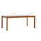 vidaXL Dining Table Honey Brown 180x90x73 cm Pinewood