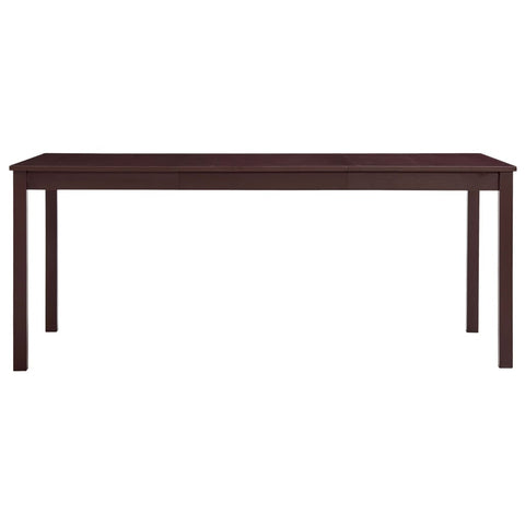 vidaXL Dining Table Dark Brown 180x90x73 cm Pinewood