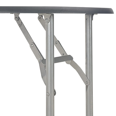 vidaXL 3 Piece Folding Dining Set with Storage Rack MDF and Steel Black