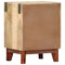 vidaXL Bedside Cabinet 40x30x52 cm Solid Rough Mango Wood