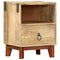 vidaXL Bedside Cabinet 40x30x52 cm Solid Rough Mango Wood