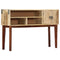 vidaXL Console Table 115x30x76 cm Solid Rough Mango Wood