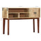 vidaXL Console Table 115x30x76 cm Solid Rough Mango Wood