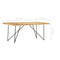 vidaXL Dining Table 180x90x76 cm Solid Mango Wood