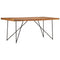 vidaXL Dining Table 180x90x76 cm Solid Acacia Wood
