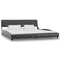 vidaXL Bed Frame without Mattress Grey Faux Leather 180x200 cm Super King