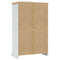 vidaXL Wardrobe Mexican Pine Corona Range 2 Doors White