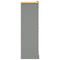 vidaXL Wardrobe Mexican Pine Corona Range 3 Doors Grey