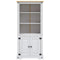 vidaXL Cupboard Mexican Pine Corona Range White 80x40x170 cm