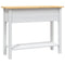 vidaXL Console Table Mexican Pine Corona Range White 90x34.5x73 cm