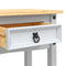 vidaXL Console Table Mexican Pine Corona Range White 90x34.5x73 cm