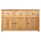 vidaXL Sideboard 135x40x80 cm Solid Pinewood Panama Range