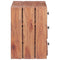 vidaXL Bedside Cabinet with 3 Drawers 35x25x35 cm Solid Mahogany Wood