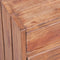 vidaXL Bedside Cabinet with 3 Drawers 35x25x35 cm Solid Mahogany Wood