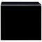 vidaXL Coffee Table Black 50x50x45 cm Tempered Glass