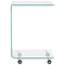 vidaXL Coffee Table 45x40x63 cm Tempered Glass