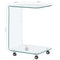 vidaXL Coffee Table 45x40x63 cm Tempered Glass